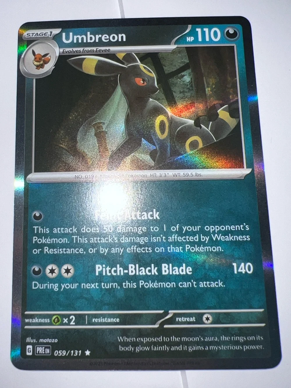 Pokemon Trading Card Back - Blue and Yellow